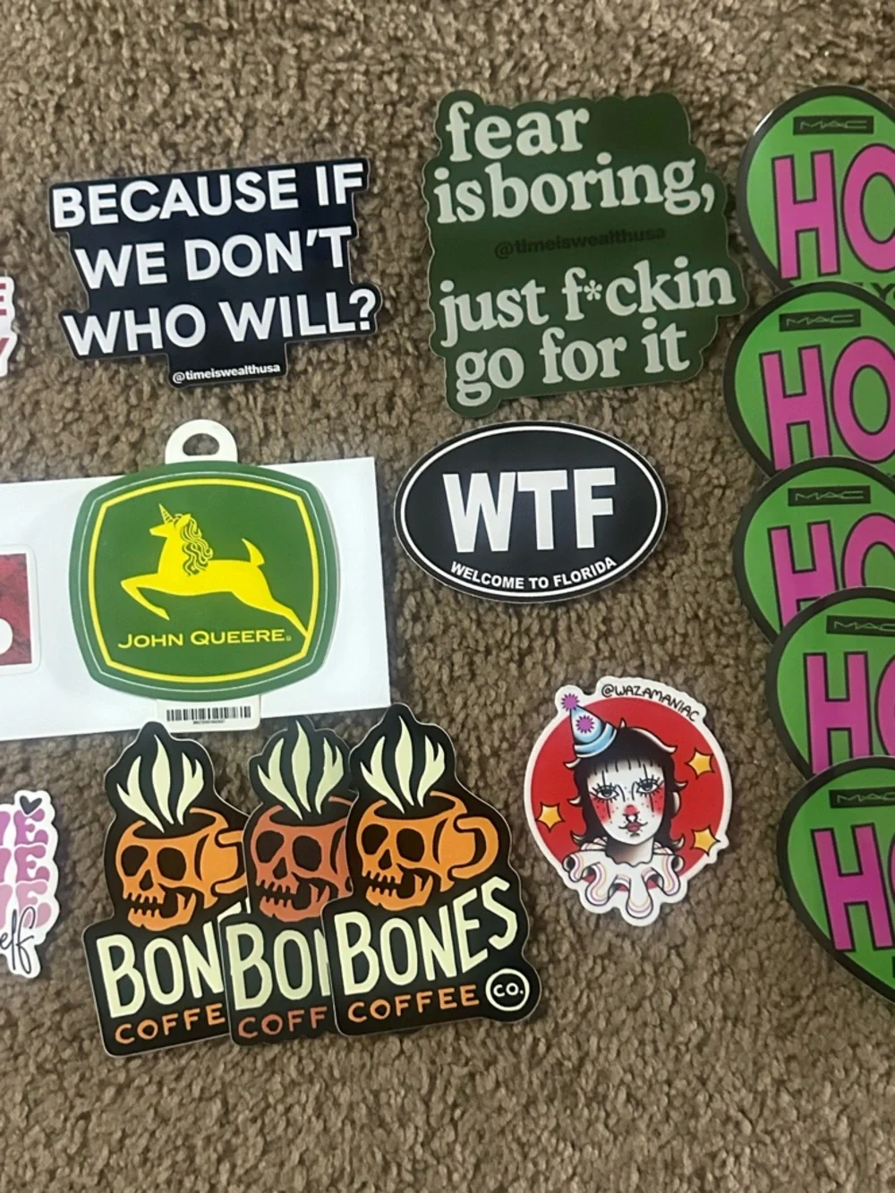Sticker Collection - Green, Pink, Black - Picture 3 of 4